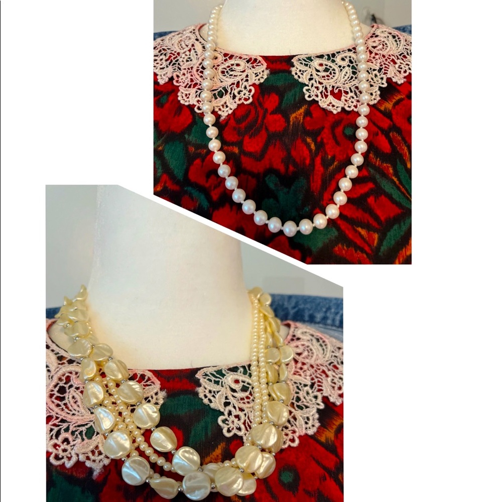 bundles vintage pearl necklace